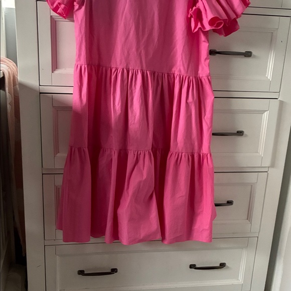 Pink Ruffled Dress size L - Picture 4 of 5
